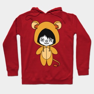 creepypasta laughing jack lion costume doll Hoodie